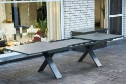 HARTMAN Sondermodell Xanadu / Raffaelo Sitzgruppe, Xerix/anthrazit, Alu/Glaskeramik, 6 Multipos, 220/280x100cm 15 HARTMAN Sondermodell Xanadu / Raffaelo Sitzgruppe, Xerix/anthrazit, Alu/Glaskeramik, 6 Multipos, 220/280x100cm -Warmer Garten 6 21093.jpg