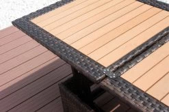 OUTFLEXX Loungetisch Höhenverstellbar, Braun-marmoriert, Polyrattan, 75/152x75x40/64,5cm -Warmer Garten 6 8887.jpg