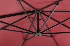 Schneider® SCHNEIDER Rhodos Twist Ampelschirm, Bordeaux, Quadratisch, 300 X 300 Cm -Warmer Garten 7 13623 1.jpg