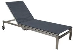 OUTFLEXX 2er-Set Rollliege, Schwarz, Edelstahl/Teak, 212x71x36cm, Mit Beistelltisch 45x45cm 21 OUTFLEXX 2er-Set Rollliege, Schwarz, Edelstahl/Teak, 212x71x36cm, Mit Beistelltisch 45x45cm -Warmer Garten 7 14169.jpg