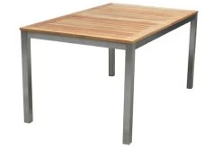 OUTFLEXX Set, Silber, 150 X 90 Cm, Edelstahl/Teak, Ausziehtisch, 6 Stühle, 2 Multipositionssessel -Warmer Garten 7 14237.jpg