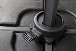 OUTFLEXX Ampelschirm, Anthrazit, Pulverbesch. Aluminium, 300x300 Cm, Inkl. Plattenständer, Twist-Funktion -Warmer Garten 7 16109.jpg