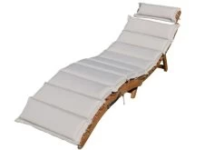 Ploß Sonnenliege, FSC-Akazie/Polyester, 186 X 55 X 21 Cm, Inkl. Auflage -Warmer Garten 7 16528.jpg