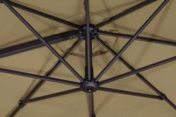 Schneider® SCHNEIDER Rhodos Eco Twist Ampelschirm, Taupe, Rund, Ø 300 Cm -Warmer Garten 7 16621.jpg