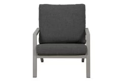 SIENA GARDEN Belia Loungesessel, Matt-silber, Aluminium, 79x91x81 Cm, Inkl. Polster Dunkelgrau -Warmer Garten 7 17147 2.jpg