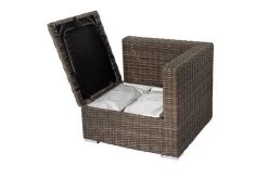OUTFLEXX Eckelement Links, Grau, Polyrattan, 82 X 82 X 70 Cm, Verstellbare Sitzfläche, Wasserfeste Kissenbox -Warmer Garten 7 18362 2 BOX.jpg