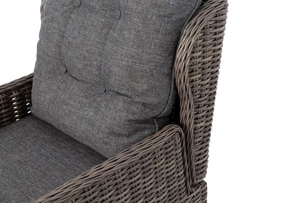 OUTFLEXX Dining Sessel, Grau, Polyrattan, 78 X 63 X 93 Cm, Rücken Stufenlos Verstellbar 9 OUTFLEXX Dining Sessel, Grau, Polyrattan, 78 X 63 X 93 Cm, Rücken Stufenlos Verstellbar – Bild 7