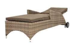 Ploß Rabida Comfort Rollliege, Champagner-meliert, Polyrattan, 198x68x44cm, Verstellbar, Hohe Sitzhöhe 28 Ploß Rabida Comfort Rollliege, Champagner-meliert, Polyrattan, 198x68x44cm, Verstellbar, Hohe Sitzhöhe -Warmer Garten 7 20165.jpg
