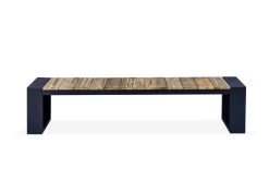 OUTFLEXX Kona Esstischgarnitur, Dark Grey/natur, Alu/recycled FSC-Teak, Esstisch 200x100cm, 2x Bank 200x40cm, U-Gestell -Warmer Garten 7 20608.jpg