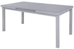 OUTFLEXX Premium Esstischgarnitur, Silber/grau, Alu/Textilene, Ausziehtisch 180/240 X 100 Cm, 6 Multipositionssessel -Warmer Garten 7 21431.jpg