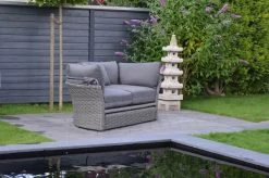 OUTFLEXX Sonneninsel, Grau, Polyrattan, Halbrund, 193 X 104 X 74 Cm, Hocker Drehbar, Dach Klappbar -Warmer Garten 8 16110.jpg