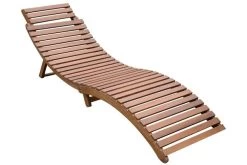 Ploß Sonnenliege, FSC-Akazie/Polyester, 186 X 55 X 21 Cm, Inkl. Auflage -Warmer Garten 8 16528.jpg