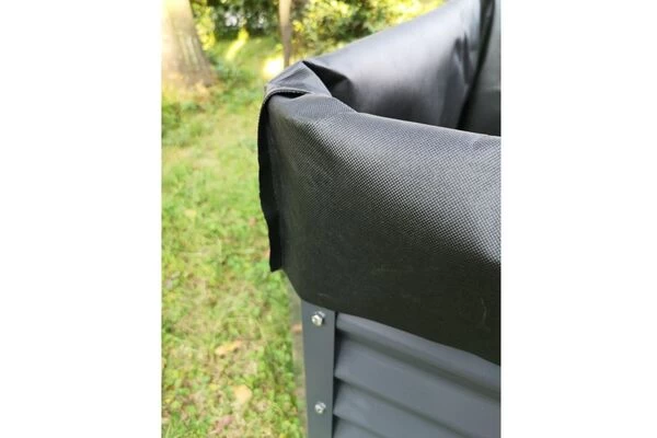 OUTFLEXX Pflanzvlies, Schwarz, Vlies 200g/m², 180x90x100cm, Für Hochbeet Mit 180cm 10 OUTFLEXX Pflanzvlies, Schwarz, Vlies 200g/m², 180x90x100cm, Für Hochbeet Mit 180cm – Bild 8