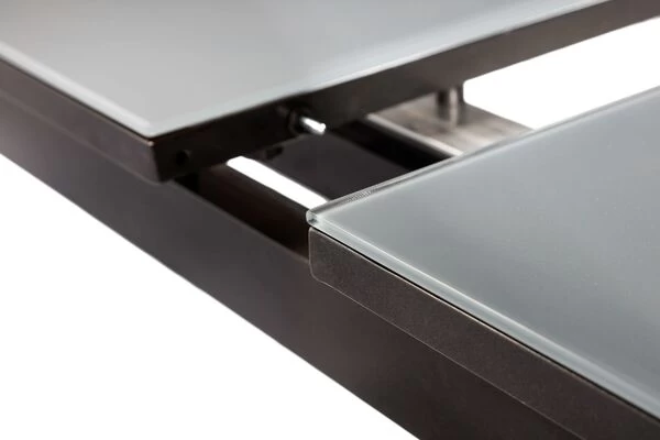 OUTFLEXX Premium Ausziehtisch, Anthrazit/grau, Alu/Glas, 180/240x100cm, Automatischer Ausziehmechanismus 10 OUTFLEXX Premium Ausziehtisch, Anthrazit/grau, Alu/Glas, 180/240x100cm, Automatischer Ausziehmechanismus – Bild 8