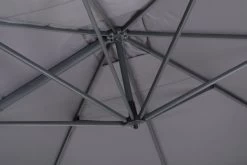 OUTFLEXX Ampelschirm, Anthrazit, Pulverbesch. Aluminium, 400x300cm, Inkl. Plattenständer -Warmer Garten 8 18348.jpg