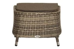 Ploß Rabida Hocker, Champagner-meliert, Polyrattan, 56x54x41 Cm, Zu Dining Sessel, Inkl. Polster -Warmer Garten 8 20160.jpg
