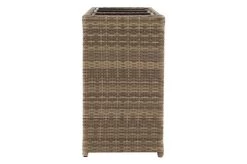 Ploß Rabida Pflanzgefäß, Champagner-meliert, Polyrattan, 113x40x70 Cm, Mit 3 Kunststoffeinsätzen -Warmer Garten 8 20176.jpg