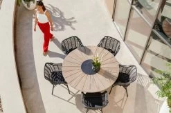 HARTMAN Cecilia Diningsessel, Schwarz, Alu / Polyrattan, 62 X 62 X 84 Cm -Warmer Garten 8 20444.jpg