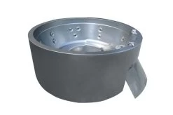 Outtech Steel Art Aqua Whirlpool, Silber/grau, 180x180x73 Cm,5 Pers., LCD Balboa Anzeige, Rund 21 Outtech Steel Art Aqua Whirlpool, Silber/grau, 180x180x73 Cm,5 Pers., LCD Balboa Anzeige, Rund -Warmer Garten 8 21292.jpg