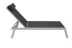 VILLANA 2er-Set Sonnenliegen, Silber/schwarz, Alu/Textil, 198x66x32cm, Mit Beistelltisch 45x45cm -Warmer Garten 9 13886.jpg