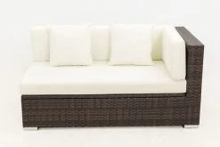 OUTFLEXX 2-Sitzer Ecksofa, Braun Marmoriert, Polyrattan, 145 X 85 X 70 Cm, Wasserfeste Kissenbox, Armlehne Li. 21 OUTFLEXX 2-Sitzer Ecksofa, Braun Marmoriert, Polyrattan, 145 X 85 X 70 Cm, Wasserfeste Kissenbox, Armlehne Li. -Warmer Garten 9 15734 3 BOX.jpg