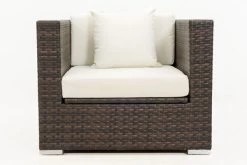 OUTFLEXX Sessel, Braun Marmoriert, Polyrattan, 90 X 85 X 70 Cm, Wasserfeste Kissenbox -Warmer Garten 9 15734 7 BOX.jpg