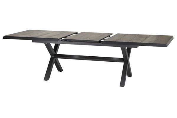 SIENA GARDEN Sincro Ausziehtisch, Anthrazit/natur-grau, Alu/Keramik, 205/265x103 Cm 14 SIENA GARDEN Sincro Ausziehtisch, Anthrazit/natur-grau, Alu/Keramik, 205/265x103 Cm – Bild 12