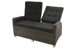 Ploß Rocking Comfort Dining / Lounge 2-Sitzer Sofa, Grau/braun-meliert, Polyrattan, 148x85x112 Cm, Verstellbar 23 Ploß Rocking Comfort Dining / Lounge 2-Sitzer Sofa, Grau/braun-meliert, Polyrattan, 148x85x112 Cm, Verstellbar -Warmer Garten 9 18206.jpg