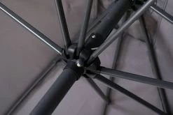 OUTFLEXX Mittelstockschirm, Hellgrau, Pulverbesch. Aluminium/Polyester PA-beschichtet, 270x150cm -Warmer Garten 9 18350.jpg