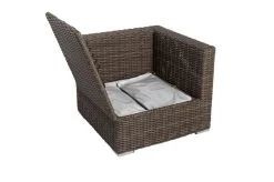 OUTFLEXX Eckelement Links, Grau, Polyrattan, 82 X 82 X 70 Cm, Verstellbare Sitzfläche, Wasserfeste Kissenbox -Warmer Garten 9 18362 2 BOX.jpg