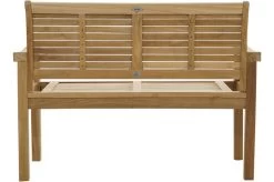 Ploß Zweisitzer Landhausbank York, Premium-Teak, Natur, 120x64x95 Cm -Warmer Garten 9 18981.jpg