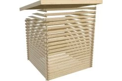 KARIBU Blockbohlenhaus Trittau 6, Fichtenholz Ca. 40 Mm, Pultdach, 19 KARIBU Blockbohlenhaus Trittau 6, Fichtenholz Ca. 40 Mm, Pultdach, -Warmer Garten 9 19434.jpg