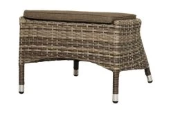 Ploß Rabida Hocker, Champagner-meliert, Polyrattan, 56x54x41 Cm, Zu Dining Sessel, Inkl. Polster -Warmer Garten 9 20160.jpg