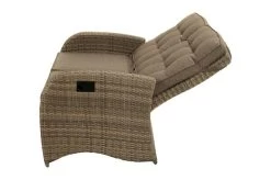 Ploß Rabida Comfort Dining / Lounge 2-Sitzer Sofa, Champagner-meliert, Polyrattan, 148x85x112 Cm, Verstellbar -Warmer Garten 9 20163.jpg