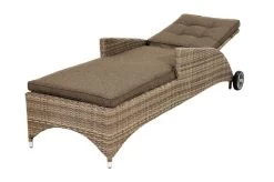 Ploß Rabida Comfort Rollliege, Champagner-meliert, Polyrattan, 198x68x44cm, Verstellbar, Hohe Sitzhöhe 30 Ploß Rabida Comfort Rollliege, Champagner-meliert, Polyrattan, 198x68x44cm, Verstellbar, Hohe Sitzhöhe -Warmer Garten 9 20165.jpg