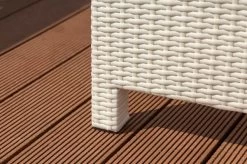 OUTFLEXX Dining Tisch, Weiß, Polyrattan, 200 X 95 Cm, Tischplatte Spraystone, 6mm -Warmer Garten 9 20667.jpg