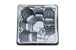 Outtech Steel Art Aries Whirlpool, Grau/schwarz, 214x214x93 Cm / 1000L, 5 Pers., LED Corner Light, LCD Balboa Anzeige, WIFI READY -Warmer Garten 9 21288.jpg