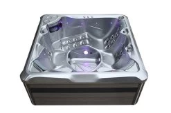 Outtech Steel Art Taurus Whirlpool, Grau/schwarz, 214x214x93 Cm / 1000L, 6 Pers., LED Corner Light, LCD Balboa Anzeige, WIFI READY -Warmer Garten 9 21289.jpg