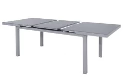 OUTFLEXX Premium Esstischgarnitur, Silber/grau, Alu/Textilene, Ausziehtisch 180/240 X 100 Cm, 6 Multipositionssessel -Warmer Garten 9 21431.jpg